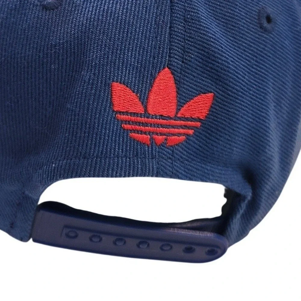 Adidas NBA Los Angeles Clippers Snapback Hat Blue Red LA Logo Cap Mens‎ OSFM